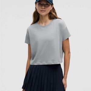 Lululemon Athletica Light Gray Crop Top